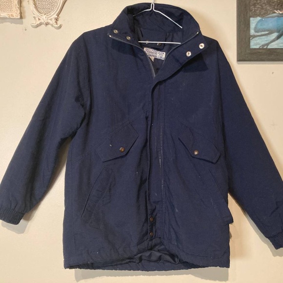 Dark blue puffer jacket - Picture 8 of 9